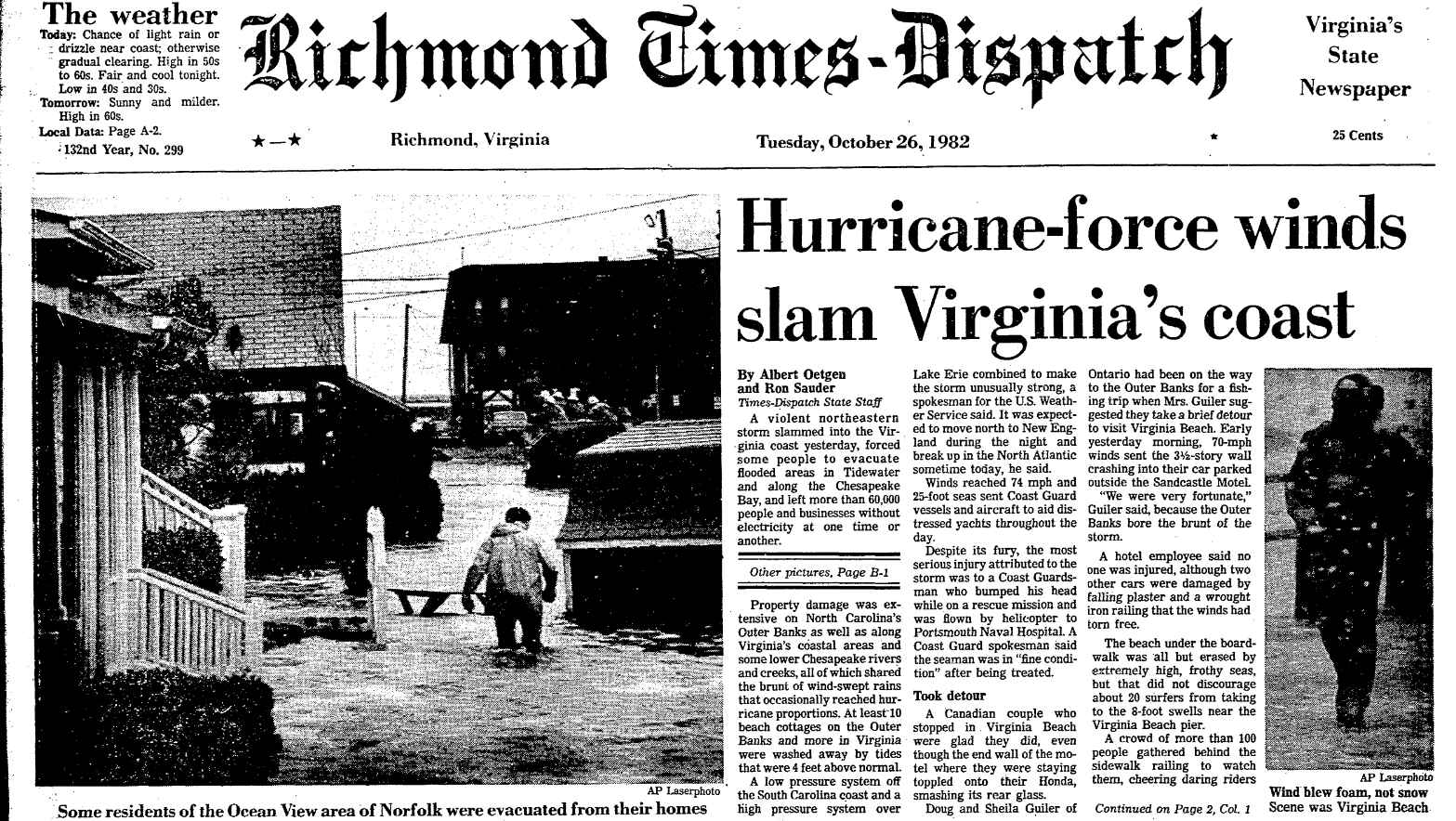 1982: October nor'easter